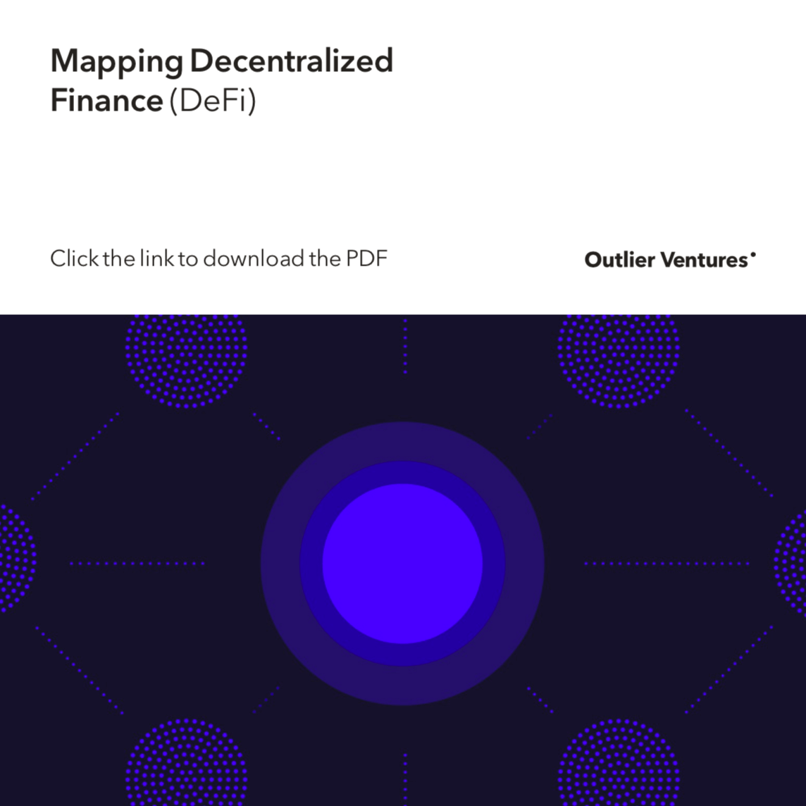 Mapping Decentralised Finance (DeFi) Outlier Ventures